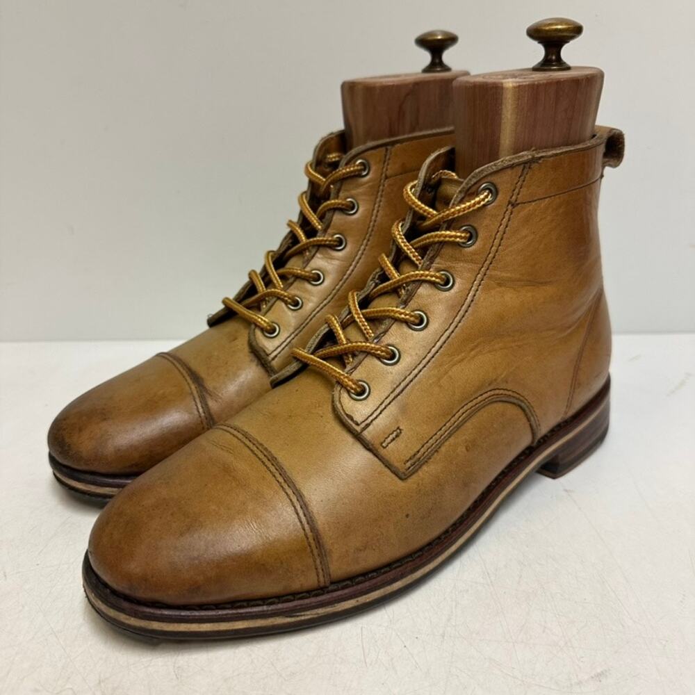 NEW HEELS Rancourt & Co. x Helm Hollis Boot Natural Made in Maine USA 9.5 D